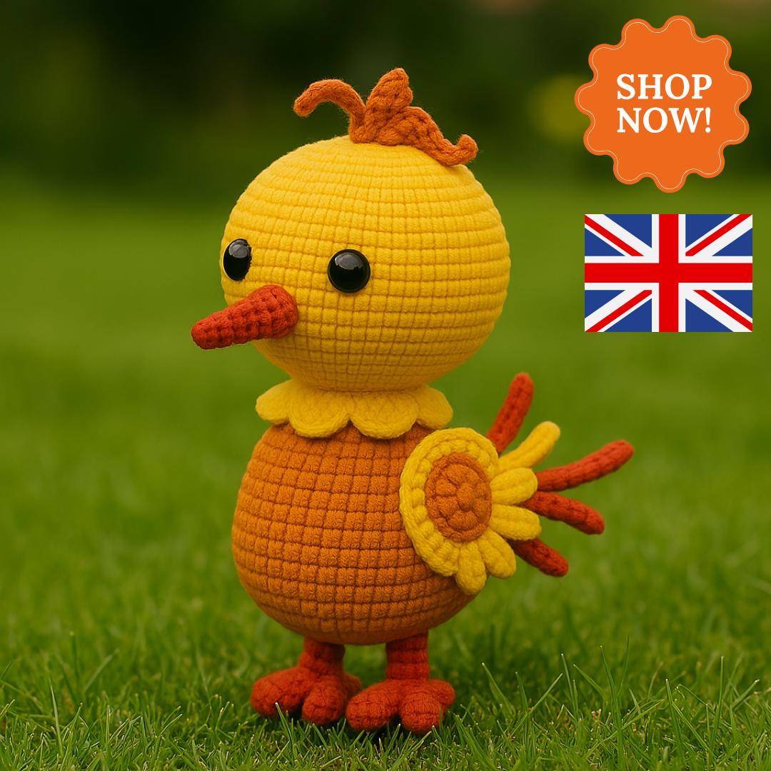 Amigurumi Phoenix Mythical Bird Toy Pattern