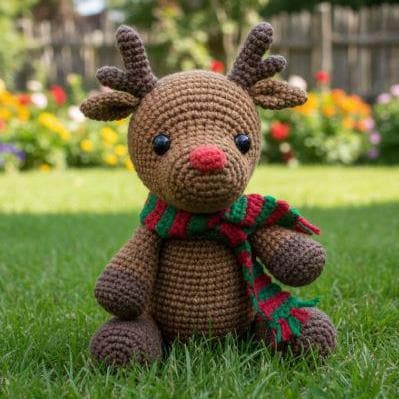30 Deer Crochet Patterns for Woodland, Holiday, and Amigurumi Projects 11 Christmas Reindeer Amigurumi