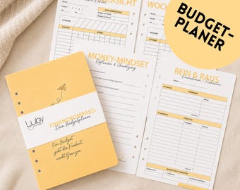 Budgetplaner • gedruckt & gelocht • Einlagen A5 Ringbuch • undatiert • Planereinlagen • Finanzplaner, Haushaltsbuch • Finanzplanung • Sparen