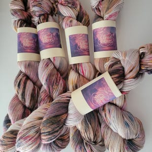 Koi- 100% Cotton Yarn, Hand Dyed, Multiple Weights, Ready to Ship