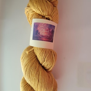 Amber- 100% Cotton Yarn, Hand Dyed, Multiple Weights, Ready to Ship