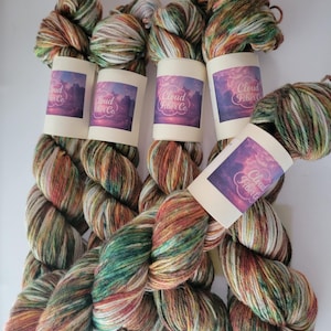 Aisling- 100% Cotton Yarn, Hand Dyed, Multiple Weights, Ready to Ship