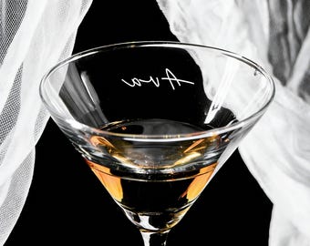 Personalisiertes graviertes Martiniglas, Brautjungferngeschenke, Brautparty-Geschenkideen, Hochzeitsgeschenke, Geburtstagsgeschenke