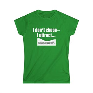 I Attract, Women&#39;s Softstyle Tee, Inspirational Tee for Women, Motivational Shirt, Casual Everyday Wear, Perfect Gift for Friends