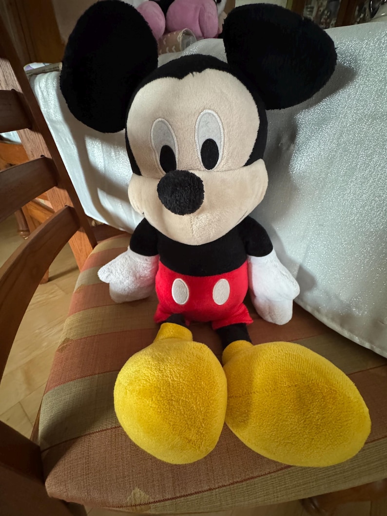 Disney Mickey Mouse Plush 20” Stuffed Animal Classic Mickey image 1