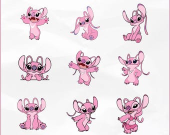 Stitch and Angel SVG Bundle, Stitch Svg, Stitch Couple Svg, Png, Stitch Love Svg, Angel, Stitch And Angel Svg Png, Angel SVG Bundle