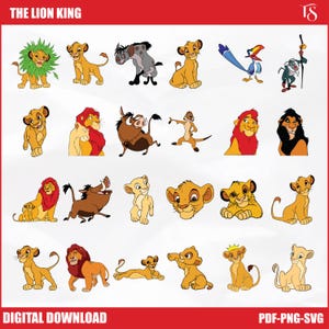 Lion King SVG Bundle: Simba, Hakuna Matata - Cricut & Silhouette (Digital Download)