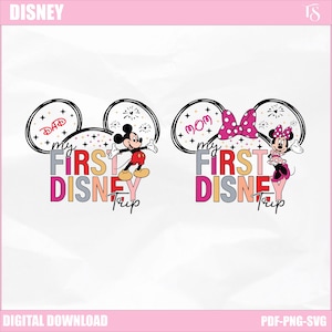 My first family Trip 2025 Svg, Family Vacation 2025, Magical Kingdom, Mouse, Vacay Mode, Family Trip Sublimation Design, Trip 2025