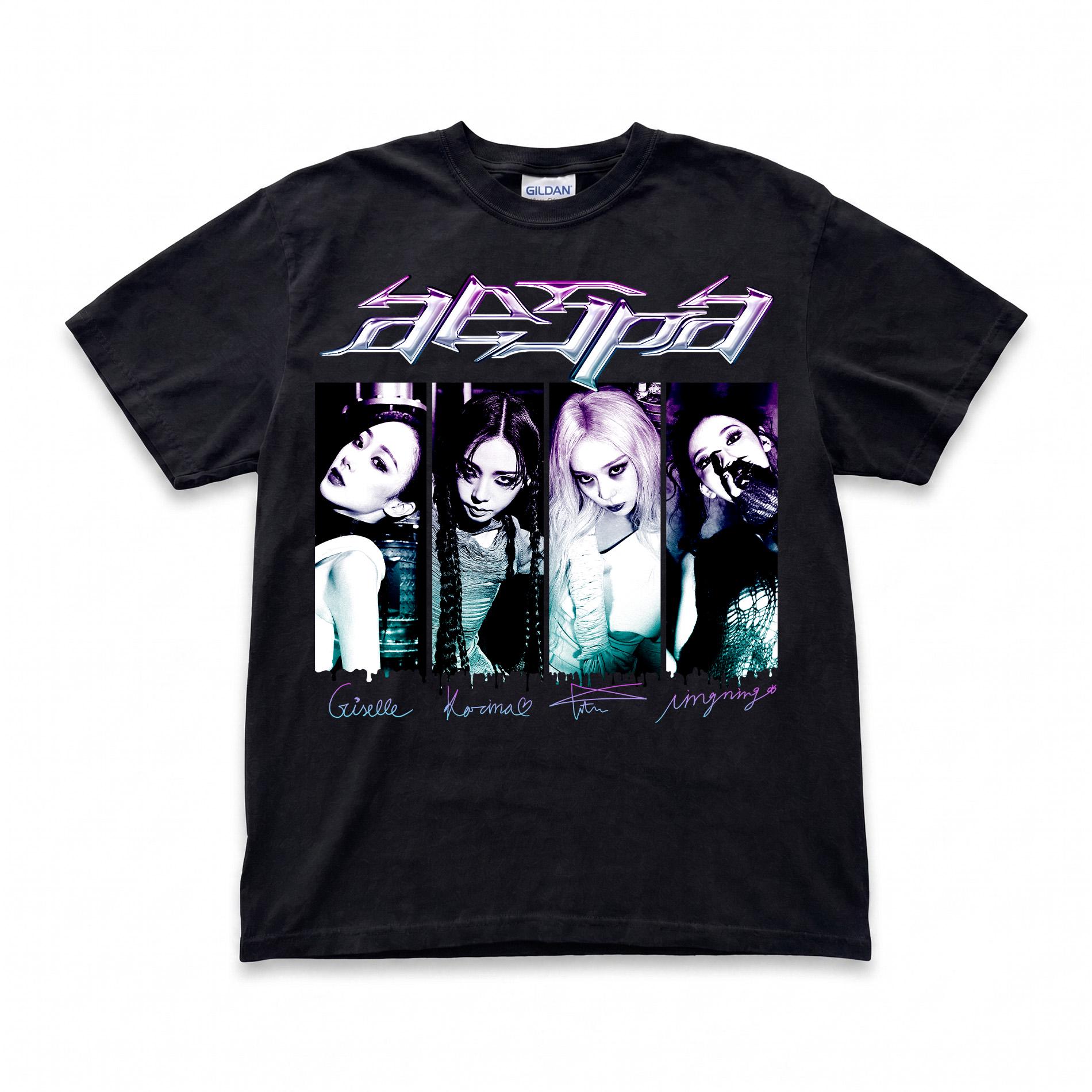 Aespa Member Kpop Shirt, Aespa Live Tour Synk Complæxity World