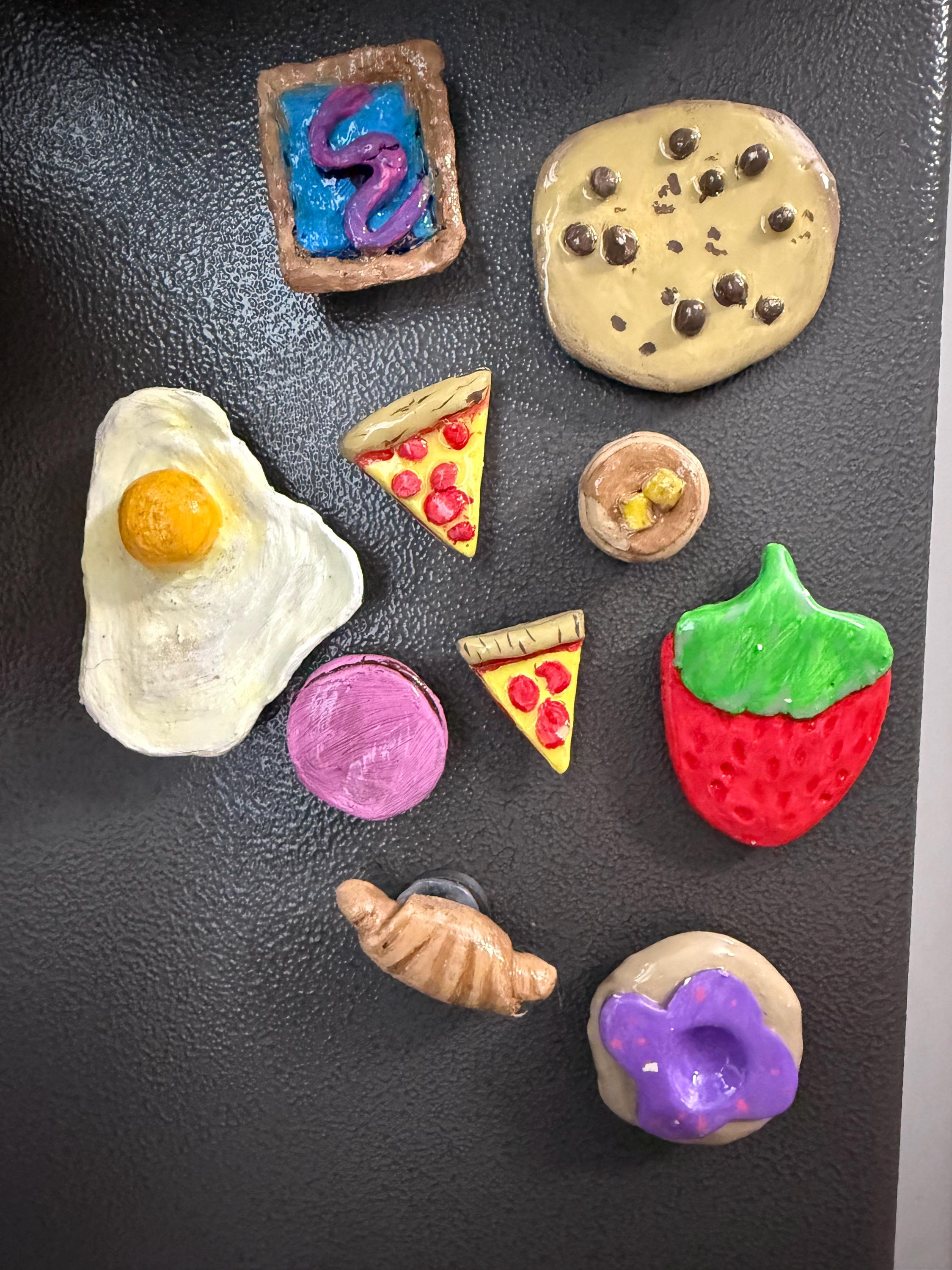 Handmade Clay Magnet | Cute Quirky Fridge Magnet | Air Dry Clay Art ...