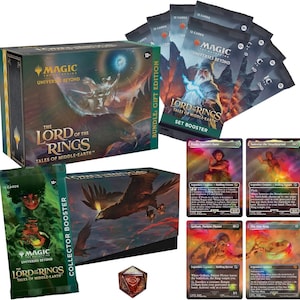 The Gathering The Lord of The Rings: Tales of Middle-Earth-cadeaubundel: 8 setboosters, 1 verzamelbooster + accessoires