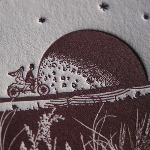 Autumn Night Letterpress Wedding Invitations