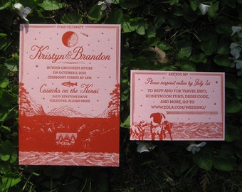 The Perfect Grand Budapest Hotel Letterpress Invitation Suite