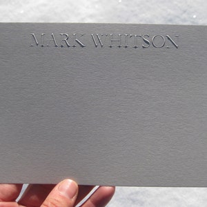 Custom Personalized or Business Embossed Stationery Bild 1