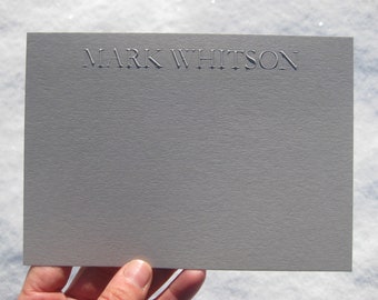 Custom Personalized or Business Embossed Stationery