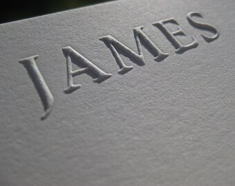 Custom Personalized or Business Embossed Stationery