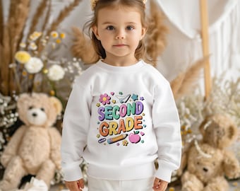 Preppy Second Grade PNG: Projekt nauczyciela na powrót do szkoły (pobranie cyfrowe)