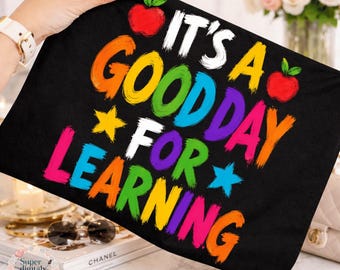 Det är en bra dag för lärande PNG, lärarliv PNG, grundskolelärare tillbaka till skolan design, digital nedladdning