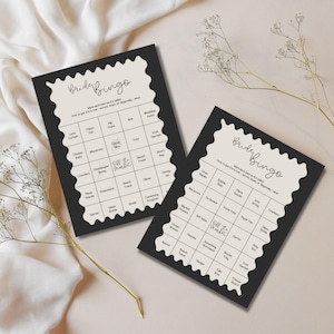 Juego de bingo imprimible para novias: 25 tarjetas precargadas + hoja de llamadas / Bingo romántico para despedidas de soltera / Tema de ofertas especiales