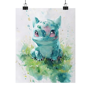 Bulba saur Pocket Monster Matte Vertical Poster