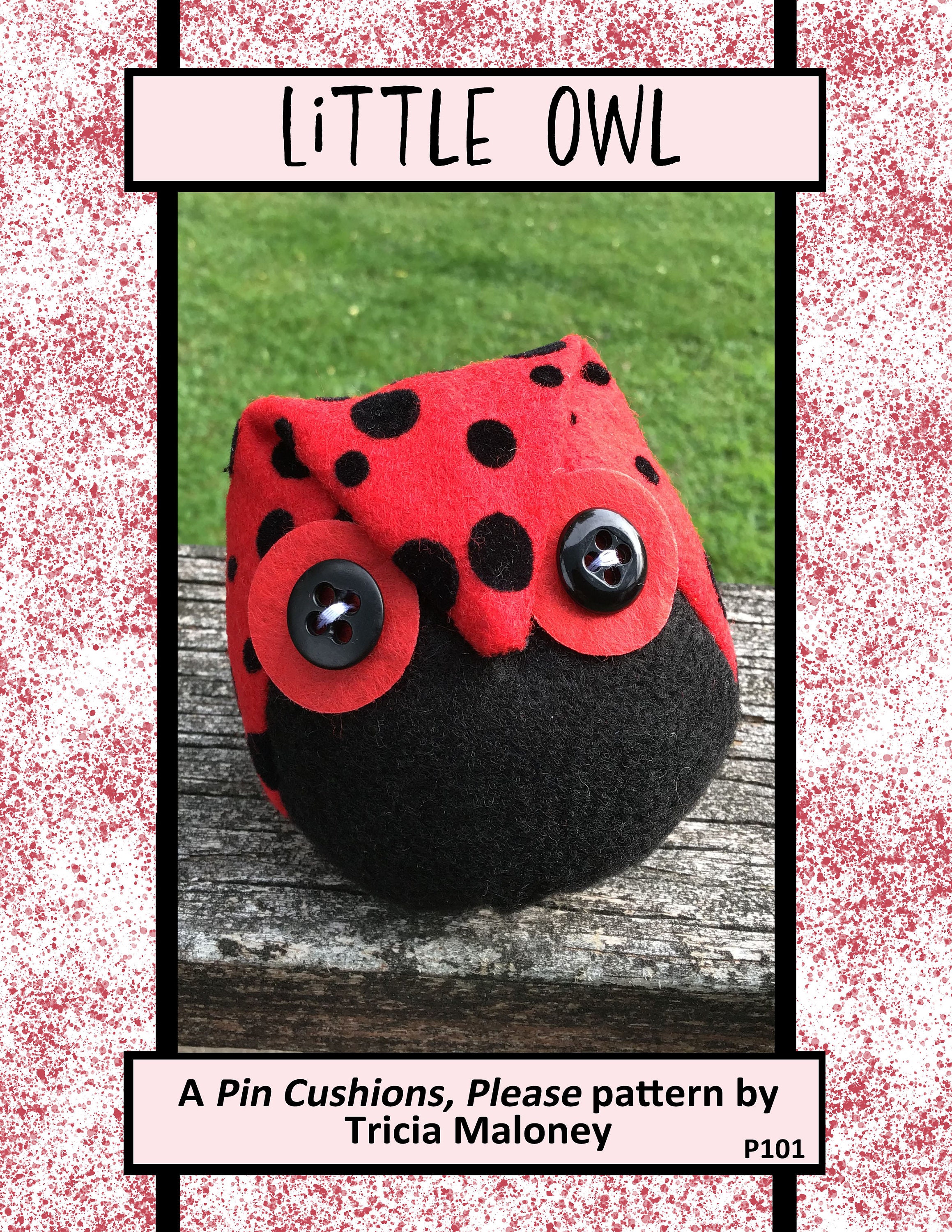 September House Pin Cushion Pdf Pattern Instant Download 