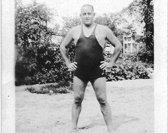 1920s Mens Swimsuit - Etsy