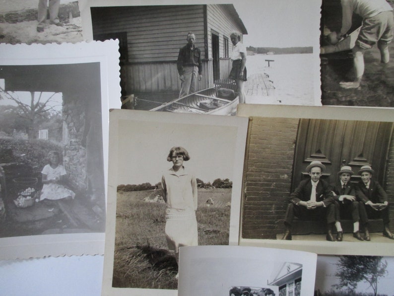 Vintage Photographs Black and White Photos 20 in Lot Etsy