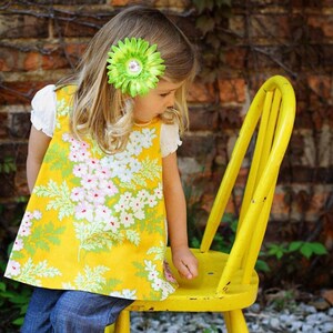 Tangerine Pinafore - Etsy