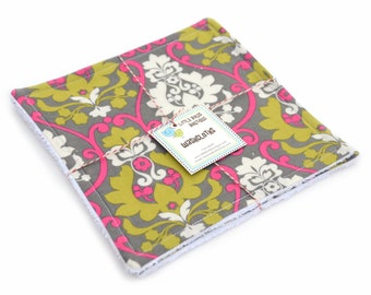 READY to SHIP! Washcloth or Cloth Wipes with Soft Terrycloth -Set of 2 in Kitchen, Pink, Green, White, Damask