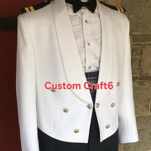 white mess dress army The Attributed Jacket of U.S. General James Francis Collins Griffin Militaria attached trefoil Dress whites : r/army