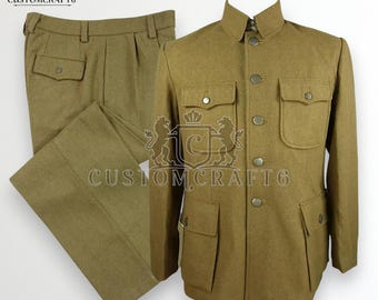 第二次世界大戦時のウール製フィールドジャケット：カーキ色のイギリス