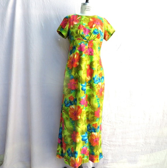 vintage hawaiian floral skort 100% cotton ,,, Large main image 1