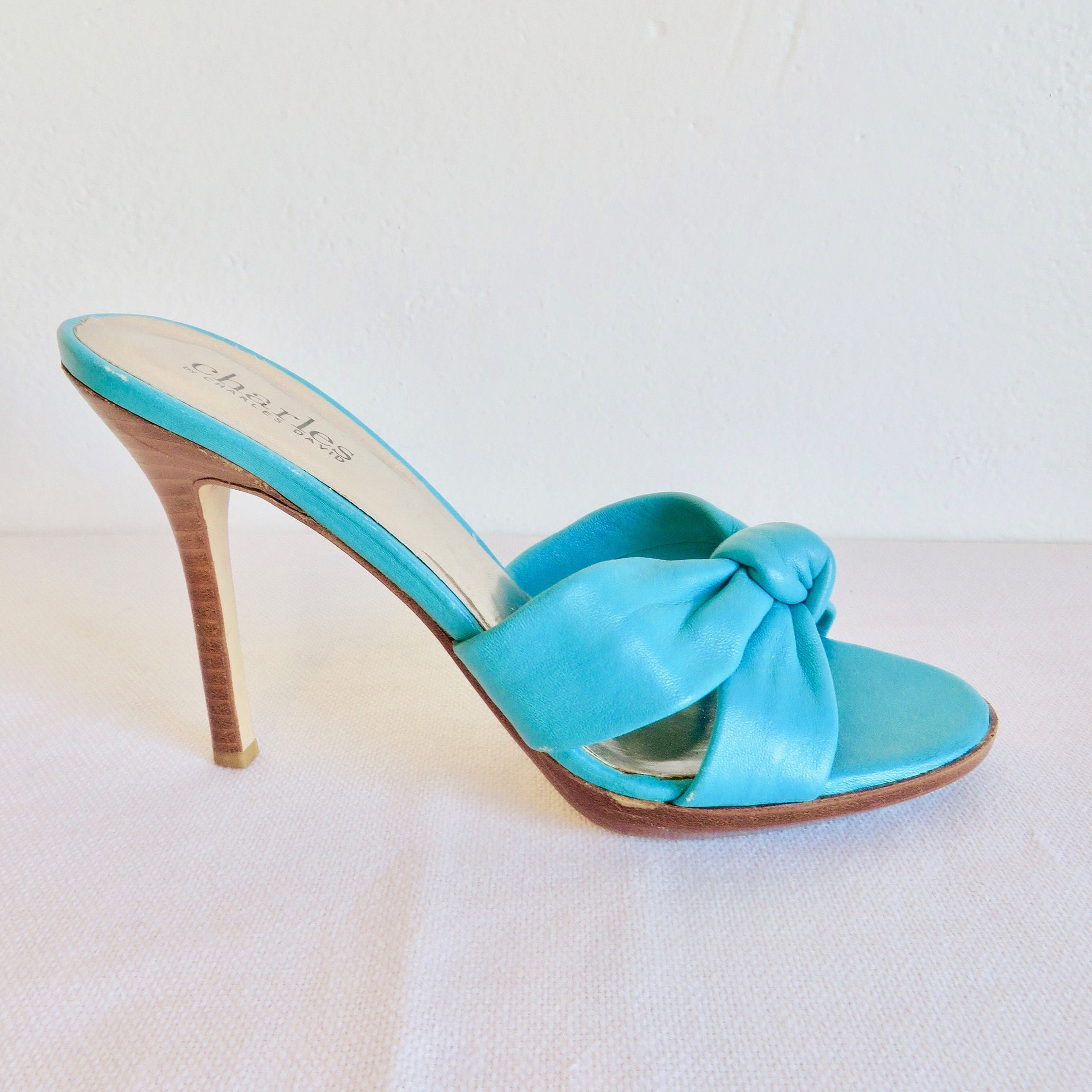 high heel stiletto mules