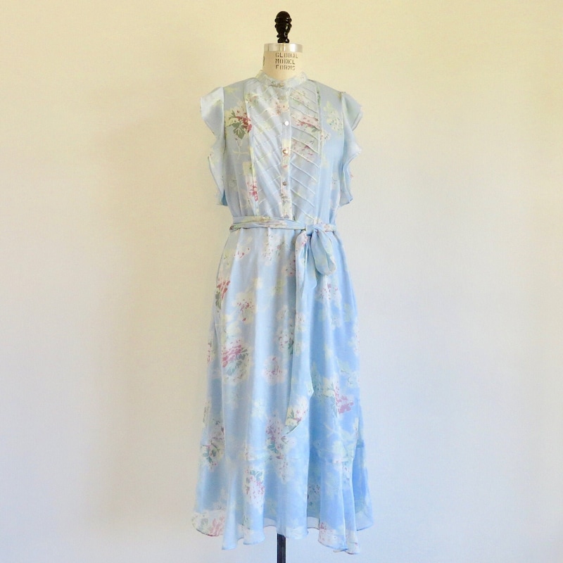 Pastel Blue Dress Etsy 