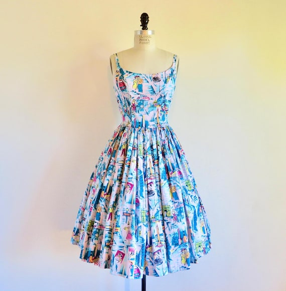 slim fit dress slacks Such a Vintage Find Fit & Flare Dress – ModCloth main image 1