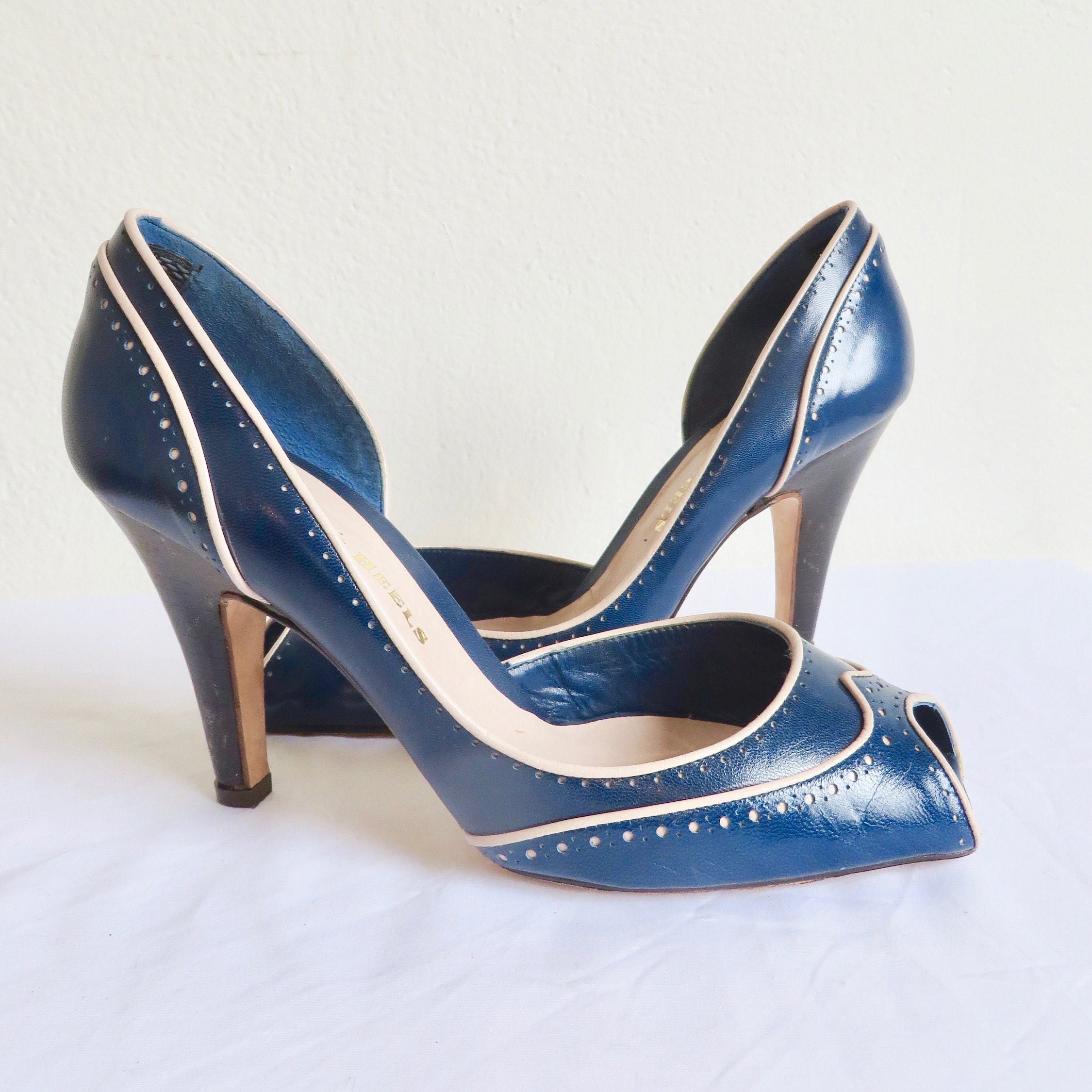 Wing Tip Pumps - Etsy