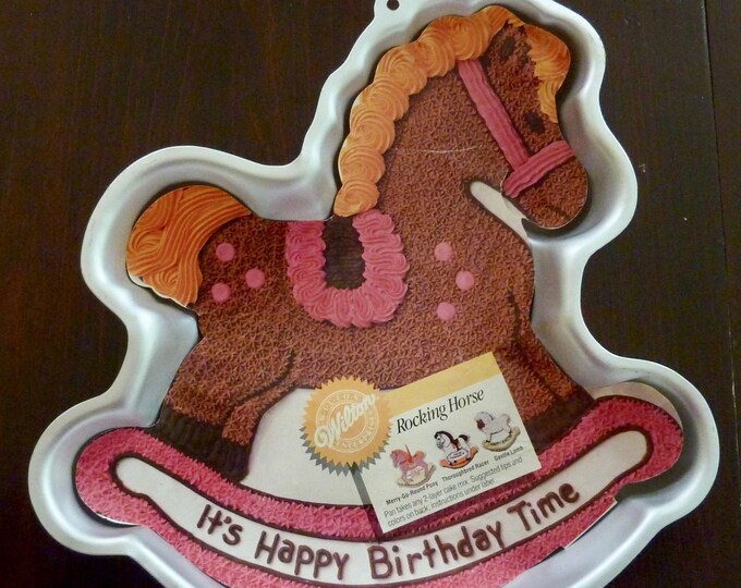 Vintage Wilton ROCKING HORSE Cake Pan From 1984 Baking and Etsy