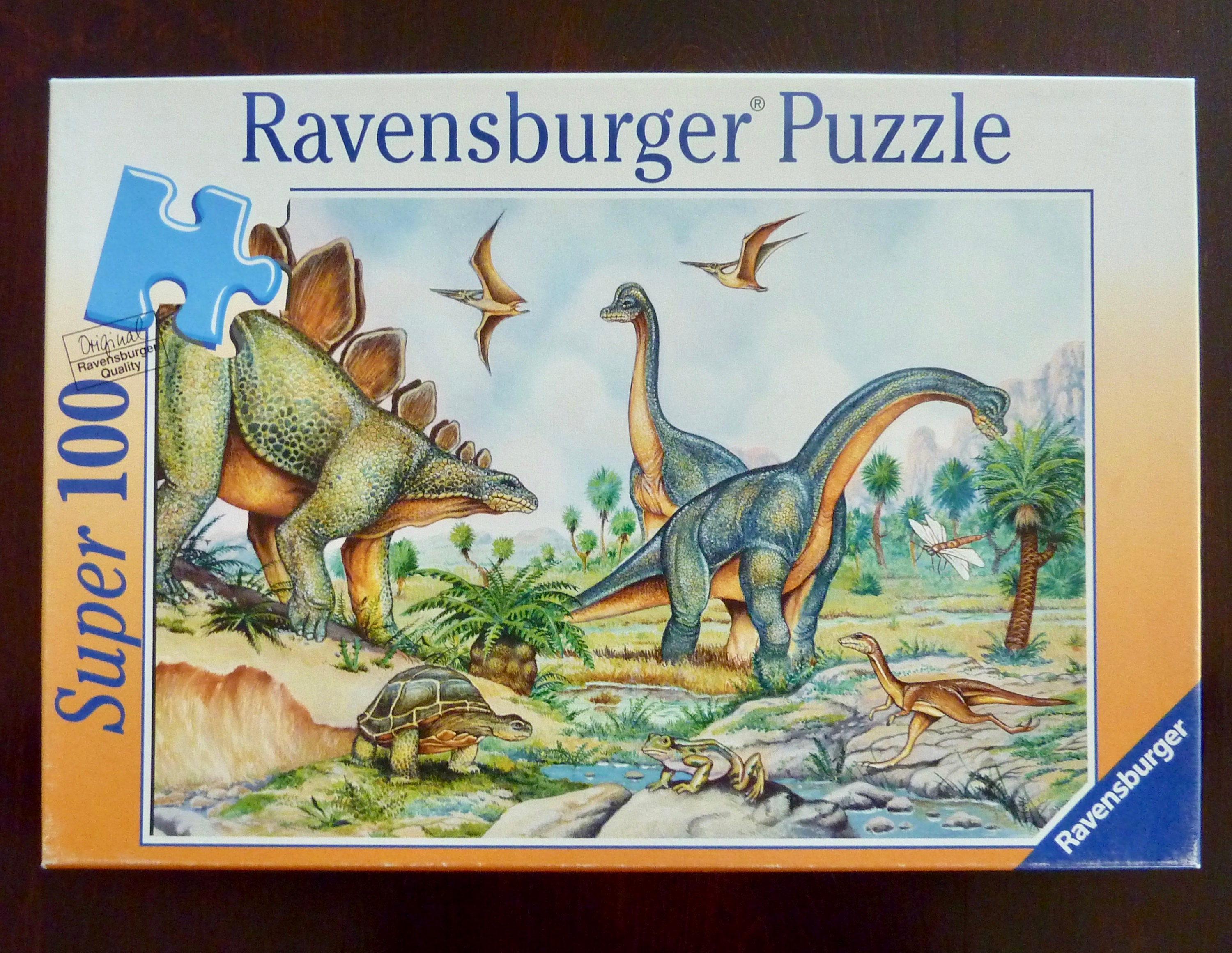 Vintage Ravensburger Puzzle Land of the Dinosaurs Complete Etsy