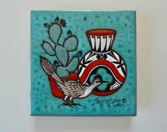 8 x 8 Natural 3dRose trv_245434_1 Funny Artsy Colorful Turkey Bird Abstract Art Trivet with Ceramic Tile 8 x 8 Natural 3dRose trv_245434_1 Funny Artsy Colorful Turkey Bird Abstract Art Trivet with Ceramic Tile