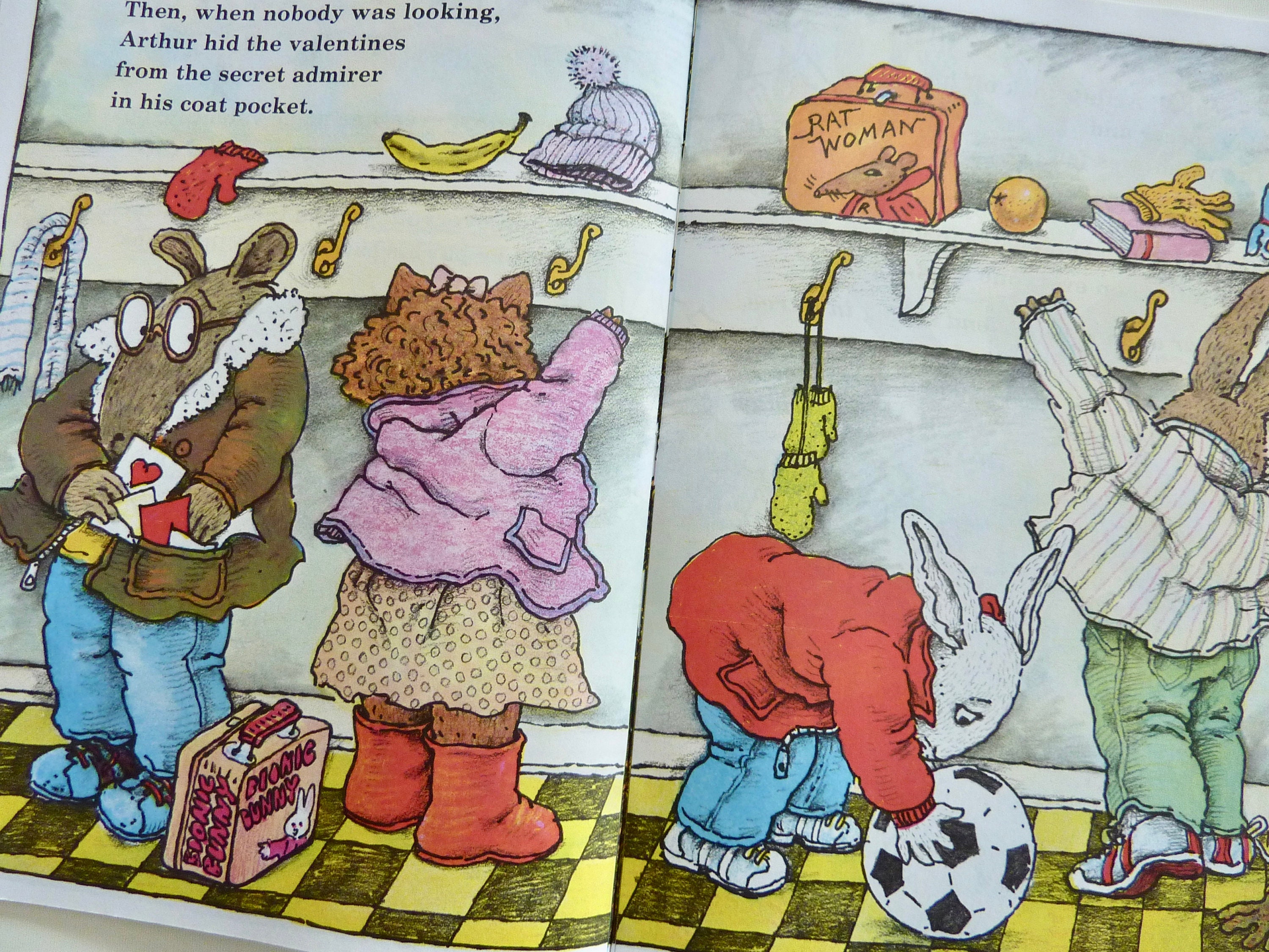 Arthur's Valentine by Marc Brown 1980 Vintage Softcover Etsy