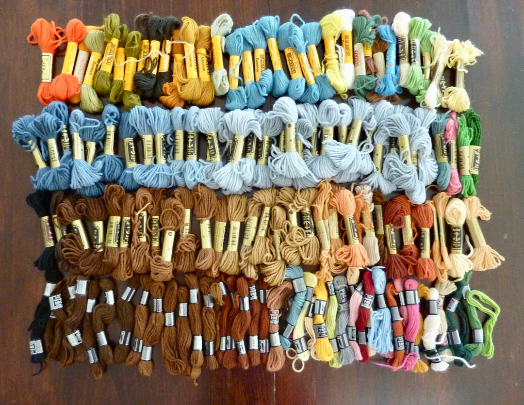 Vintage Anchor, DMC, Patons Beehive Needlepoint Tapestry Wool Yarn, Lot