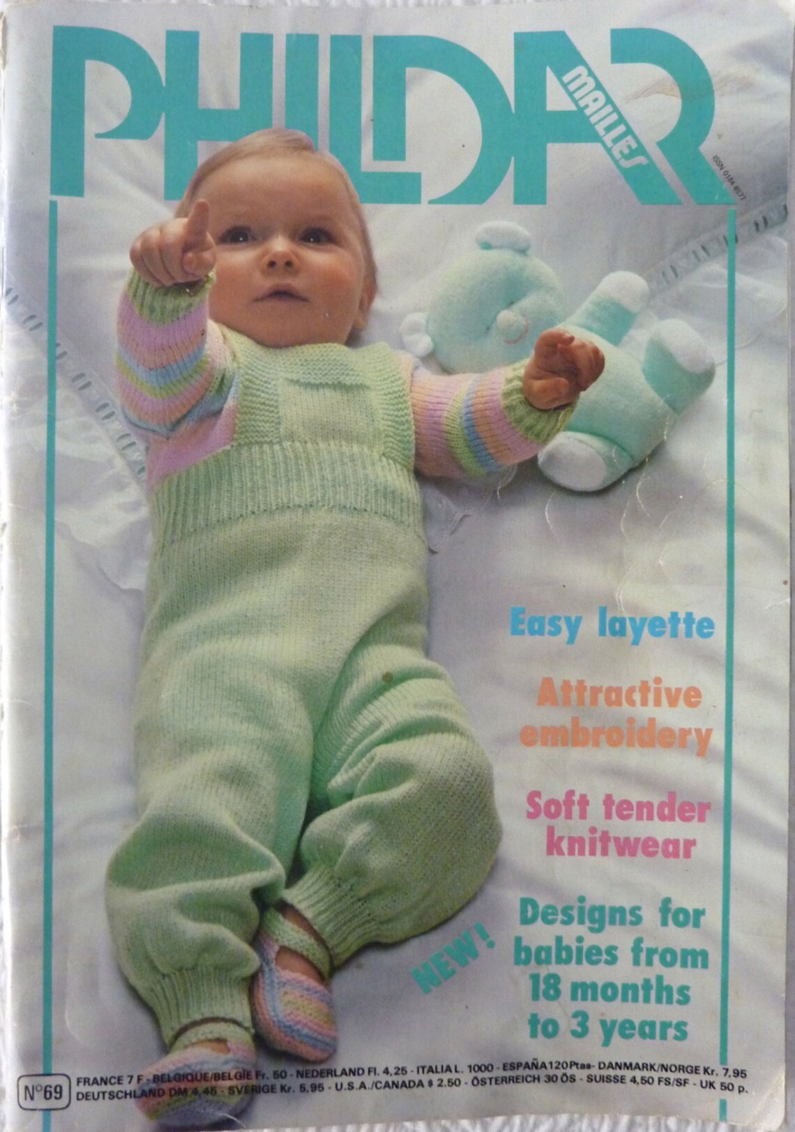 Phildar Knitting & Crochet Pattern Book Baby Layette Etsy