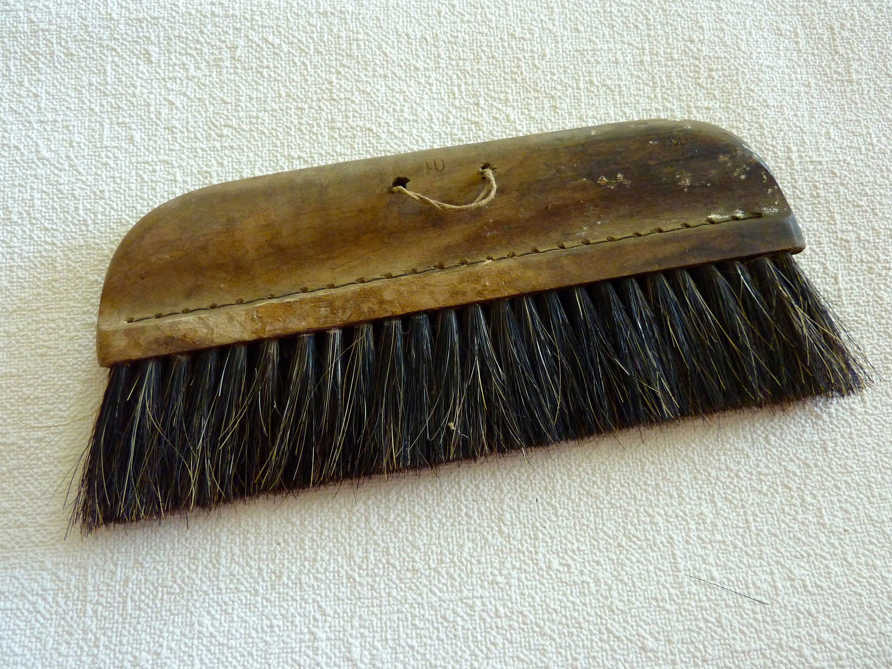 Vintage Antique Bench Counter or Table Brush with Horse Hair Etsy