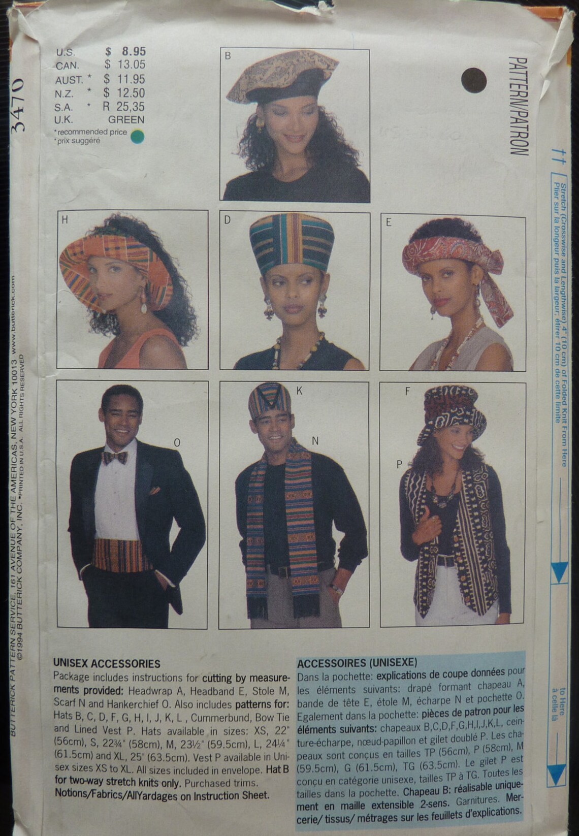 2 Sewing Patterns African Fashion Headwear and Accessories Etsy