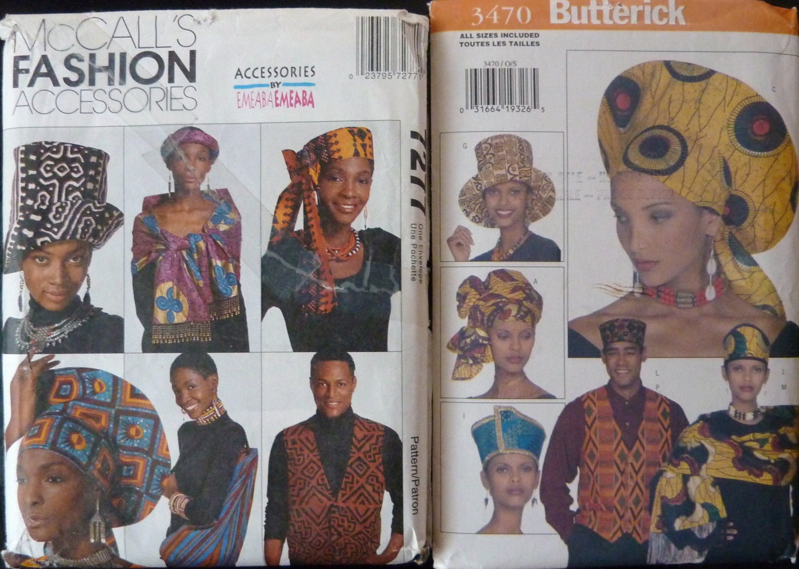 2 Sewing Patterns African Fashion Headwear and Accessories Etsy