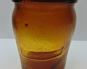 Vintage Amber Glass Humidor