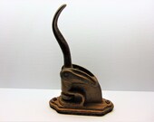 Vintage Cast Iron Notary Seal Stamp Embosser