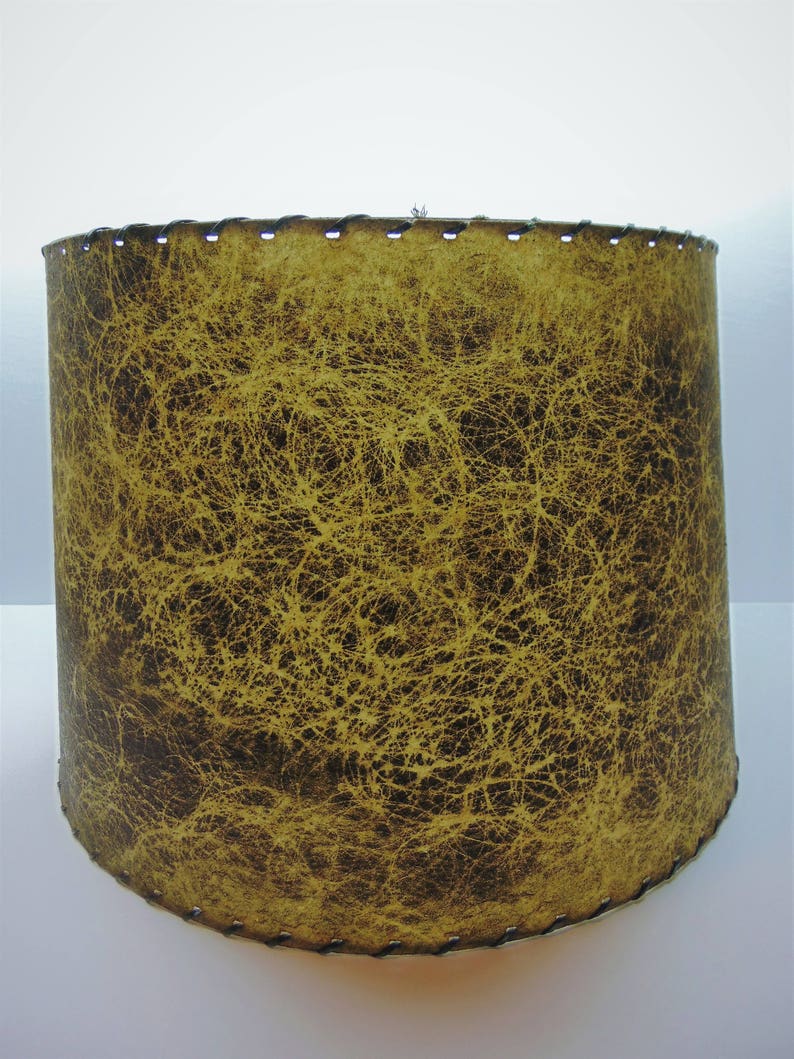 Vintage Drum Lamp Shade Fiberglass