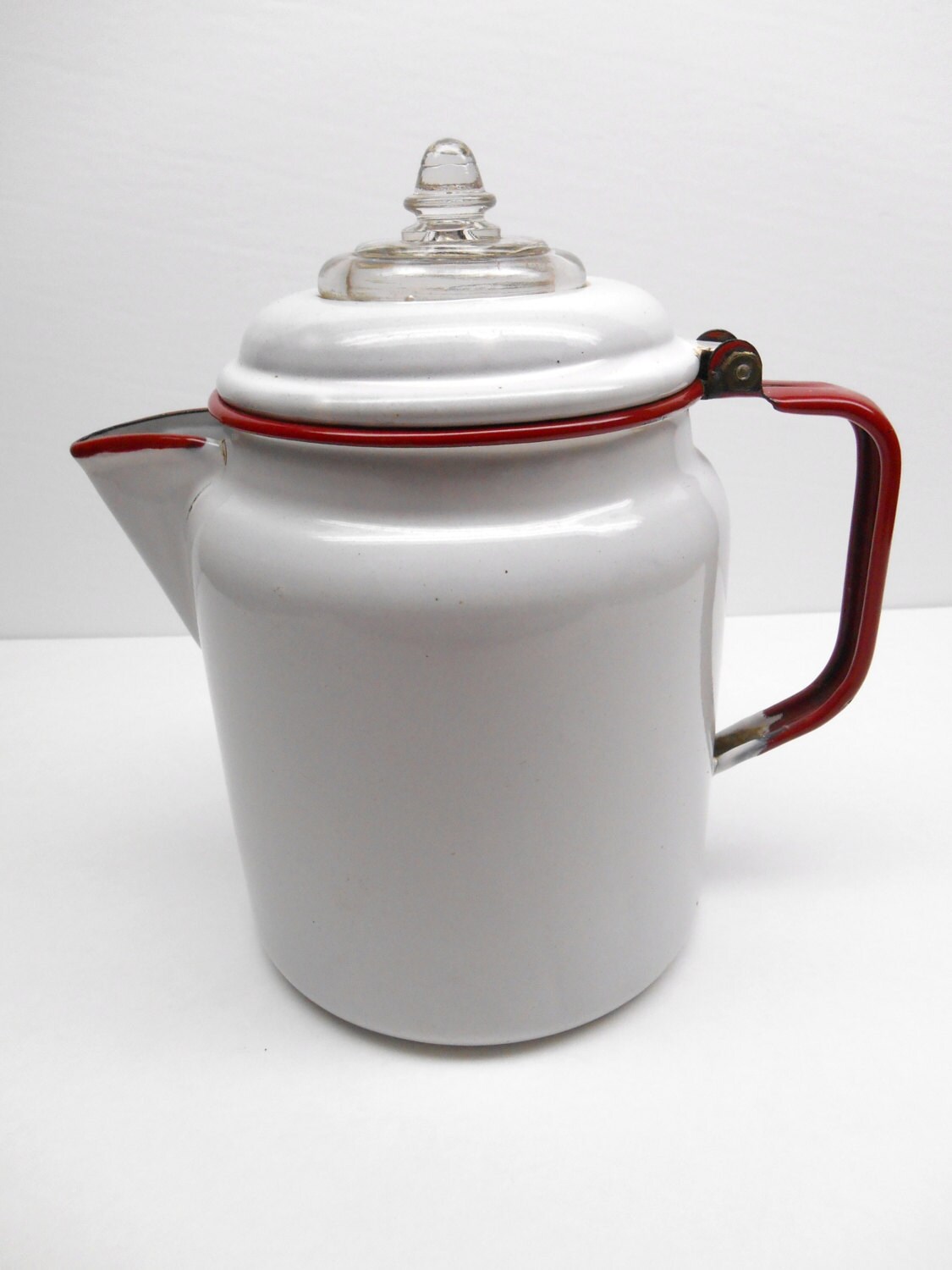 Vintage Enamel Teapot Etsy