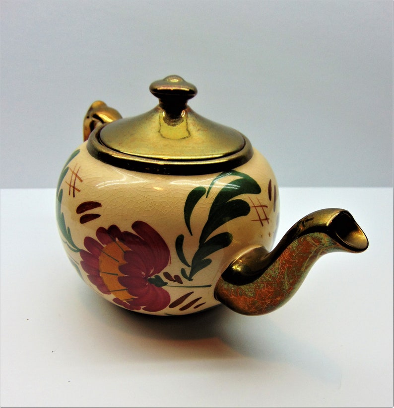 Vintage Wade Harvest Ware Copper Luster Teapot Coffee & Tea Makers Home